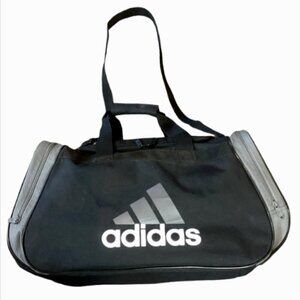Adidas Duffle Bag Black & Gray Lightweight Foldable Rectangular 305C